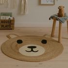 Kids Collection, Nimi, dywanik do pokoju dziecięcego, miś z uszkami, 90 cm