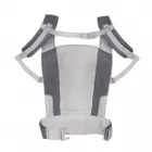 Kinderkraft, CarryBee, nosidełko ergonomiczne, grey