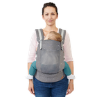 Kinderkraft, Huggy, nosidełko ergonomiczne, szare