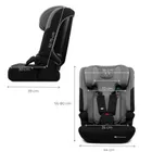 Kinderkraft, I-Comfy, fotelik samochodowy, i-Size, Dark Grey, 76-150 cm