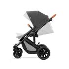 Kinderkraft, Prime, wózek wielofunkcyjny 3w1, czarny
