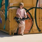 Kinderkraft, Raket, hulajnoga 3-kołowa LED, Beige