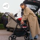 Kinderkraft, Trig 3, wózek spacerowy z tacką, Velvet Mocca