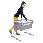 Kinderkraft, Uno Up, łóżeczko dostawne, Grey Melange