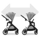 Kinderkraft, Vesto 2, wózek wielofunkcyjny 2w1, gray
