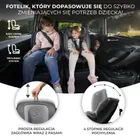 Kinderkraft, Xpedition 2, 360, fotelik samochodowy, obrotowy, Black, 40-150 cm
