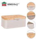 Kinghoff, chlebak z bambusową pokrywą, stalowy, kh-1928