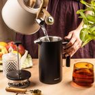 Kinghoff, stalowy zaparzacz tłokowy do kawy, herbaty, 1l, kh-1996