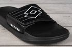 Klapki męskie, czarne, Lotto Flyde