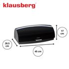 Klausberg, chlebak, pojemnik na pieczywo, stalowy, kb-7931