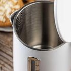 Klausberg, czajnik elektryczny, biały, 1,7l