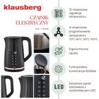 Klausberg, czajnik elektryczny LED z regulacją temperatury, 1,7l