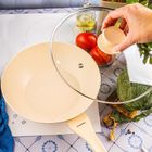 Klausberg, patelnia głęboka, marmurkowa, z pokrywą, 28cm, kb-7991