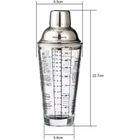 Klausberg, szklany shaker barmański z przepisami, 400 ml, KB-7647