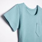 Komplet chłopięcy, T-shirt, Szorty, niebieski, Nicol