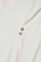 Koszula damska z długim rękawem, biała, Moodo