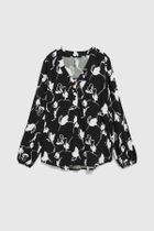 Koszula damska z długim rękawem, mix, Moodo