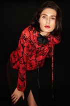 Koszula damska z długim rękawem, mix, Moodo