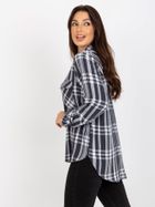 Koszula damska z długim rękawem, szara, Factory Price