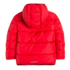 Kurtka chłopięca z kapturem, czerwona, pikowana, Tom Tailor