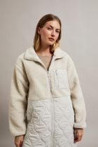 Kurtka damska, beżowa, Moodo