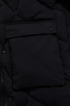 Kurtka damska z kapturem, 2w1, czarna, Moodo