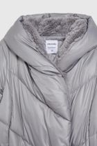 Kurtka damska z kapturem, szara, Moodo