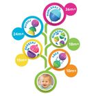 Lalaboom, Kulko-klocki, zestaw sensoryczny, 12 elementów