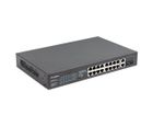 Lanberg, switch, RACK 19" 16X 100MB POE+/2X COMBO GIGABIT, 150W, NIEZARZĄDZALNY, RSFE-16P-2C-150