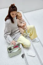 Lassig, Green Label, Leo, organizer kuferek podróżny, light khaki