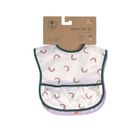 Lassig, Happy Rascals, zestaw śliniaków wodoodpornych, Heart Lavender, 6m+