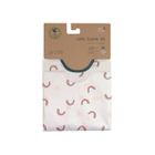 Lassig, Happy Rascals, zestaw śliniaków z długim rękawem, Heart Lavender, 6m+, 2 szt.