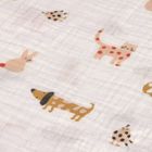 Lassig, Little Mateys, pieluszka muślinowa, otulacz z biobawełny, spicy orange, 85-85 cm, 3 szt.