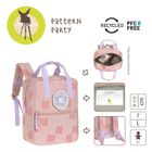 Lassig, Pattern Party, plecak dla przedszkolaka, Rose