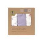 Lassig, Tiny Team, pieluszka bambusowa, otulacz, 80-80 cm, 3 szt.