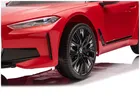 Lean Cars, BMW I4, pojazd na akumulator 4-4, JE1009, czerwony
