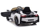 Lean Cars, BMW i8 Coupe, pojazd na akumulator, biały