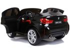 Lean Cars, BMW X6M, pojazd na akumulator, czarny lakierowany