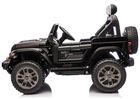 Lean Cars, Jeep Rubicon, pojazd na akumulator 4-4, DK-JWR556 4-200W 24V, czarny