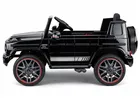 Lean Cars, Mercedes AMG G 63, pojazd na akumulator, czarny lakierowany