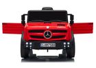 Lean Cars, Mercedes Unimog, pojazd na akumulator, HM7588 6V4Ah, czerwony