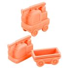 Lean Toys, gumowe pojazdy do rozłączania, zabawka do kąpieli, 4 szt.