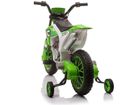 Lean Toys, Motor, pojazd na akumulator, zielony