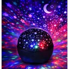 Lean Toys, projektor gwiazd z głośnikiem, 2w1, lampka nocna