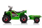 Lean Toys, quad z przyczepą, pojazd na akumulator, zielony, XMX630T