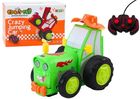 Lean Toys, skaczący traktor, pojazd zdalnie sterowany, zielony