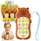 Lean Toys, telefon, zabawka interaktywna, kapibara, 1 szt.