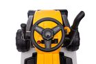 Lean Toys, traktor z przyczepą, pojazd na akumulator, żółty, S617