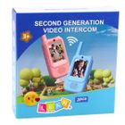 Lean Toys, walkie-talkie z wideo rozmową i aparatem, niebieskie