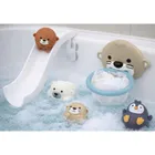 Lean Toys, wydra, zjeżdżalnia, zabawki do kąpieli, 10 elementów